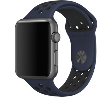 Apple Sportbandje van Nike - Obsidiaan/zwart (42 mm)