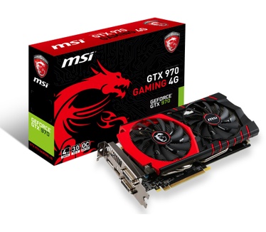 MSI Geforce GTX 970 GAMING 4G LE