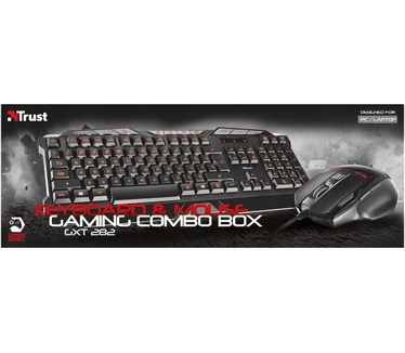 Trust GXT 282 Toetsenbord en Muis Gaming Box