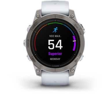 Garmin epix Pro (Gen 2), 47mm, Sapphire Edition Titanium (Wit)