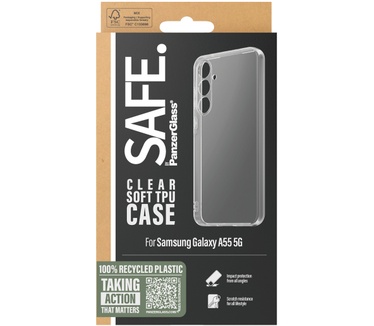 PanzerGlass SAFE. by Case Samsung New A54 5G clear (Samsung - Galaxy A55 5G) Transparant