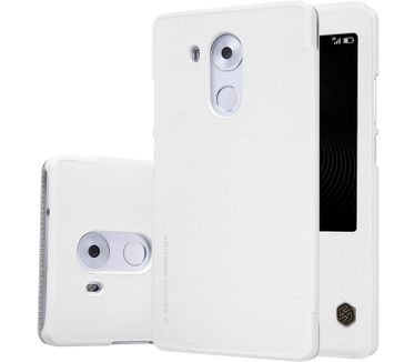 Nillkin Qin S-View Slim Book Case voor Huawei Mate 8 - Wit