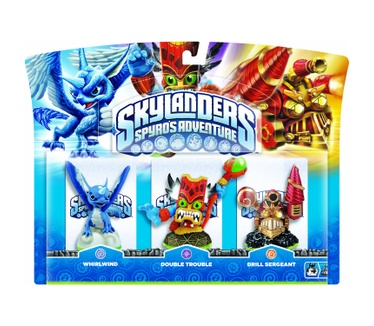 Sky Skylanders Spyro's Adventure (Triple Character Pack Double Trouble, Whirwind, Drill Sergeant)