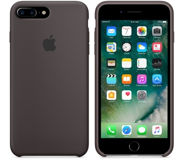 Apple iPhone 7 plus Siliconenhoesje Bruin