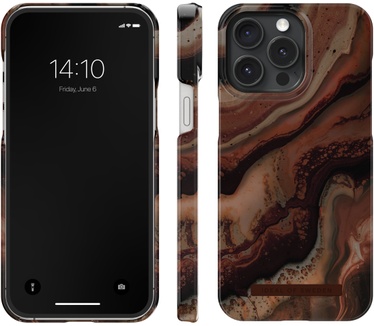 iDeal of Sweden Dark Amber Marble (iPhone 15 Pro Max) Geel