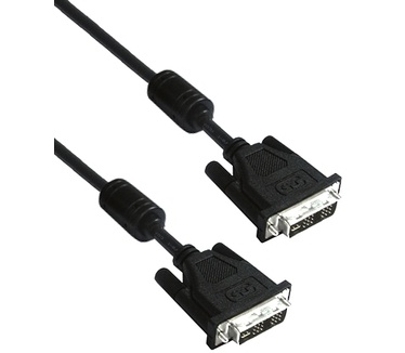 Eeconn DVI Kabel, Singlelink 18+5, High Quality, Zwart, 5m