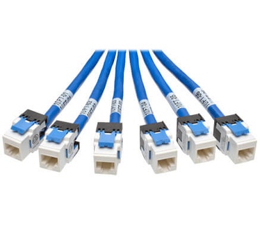 Tripp-Lite Cat6/Cat6a, 10ft Blauw