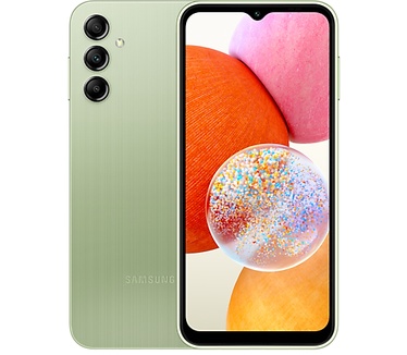 Samsung Galaxy A14, 4GB ram, 128GB opslag Groen