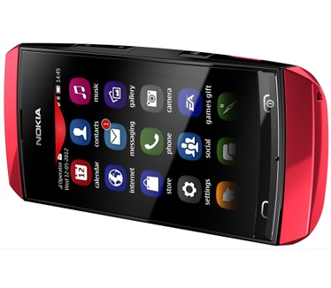 Nokia Asha 306 Rood