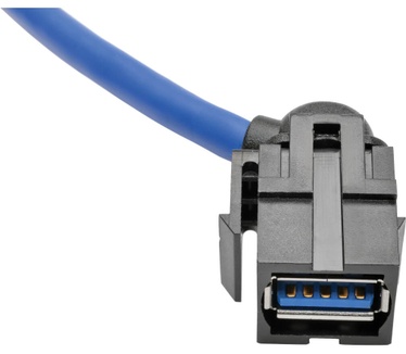 Tripp-Lite U324-003-KJ Blauw, Zwart