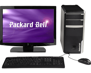 Packard Bell Imedia B4000 desktop & Viseo 193ws 19" TFT-scherm