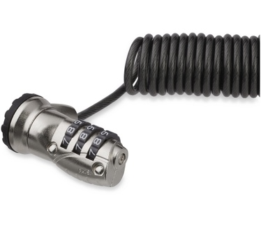 Startech.com Laptop Cable Lock - Self-Coiling Cable - 3-Digit Combination Lock