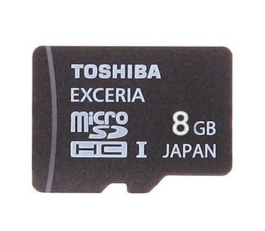 Toshiba 8GB Micro SDHC Exceria R95/W30