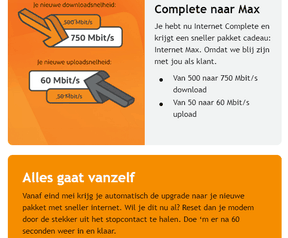 Ziggo verhoging