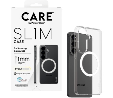 PanzerGlass CARE™ by PanzerGlass® SL1M Case Transparent w. Qi Samsung Galaxy S26