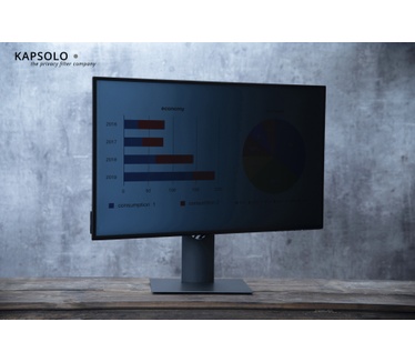 KAPSOLO 4-Way Plug In Privacy Screen / Privacy Filter for 68,58cm (27") Wide 16:9