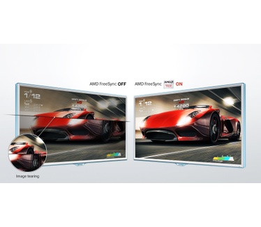 Samsung 27" Blauw, Wit