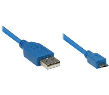 Alcasa USB A/Micro USB B, 1 m