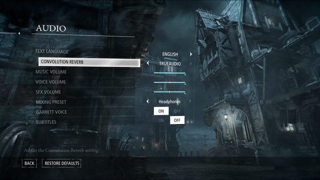 Thief audio opties