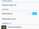 Telegram screenshots uit Play Store