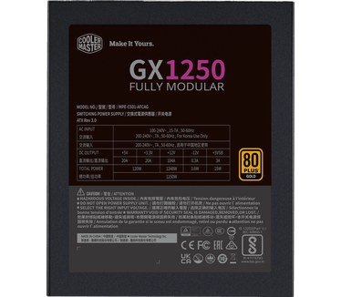 Cooler Master GX Gold 1250 ATX 3.0
