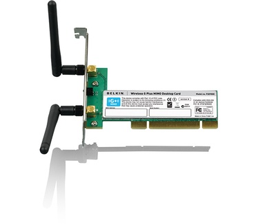 Belkin Wireless G+ MIMO Desktop Card