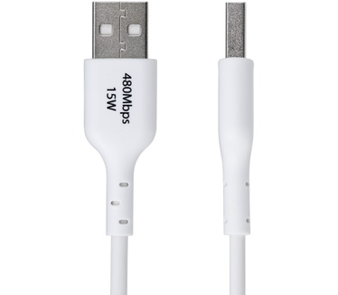 Startech.com 1m USB-A naar USB-C Laadkabel, USB-A naar USB Type-C Oplaadkabel, Opladen & Synchroniseren, 3A Fast Charge, USB 2.0 Data Transfer Kabel, TPE Mantel, Wit