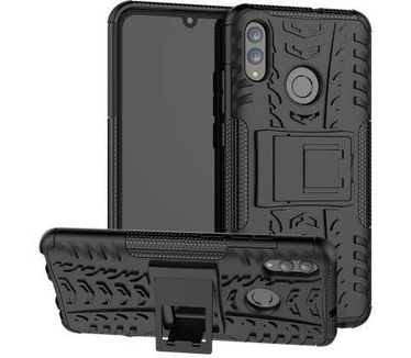 qMust Honor 20 Lite Rugged Hybrid Hoesje Zwart