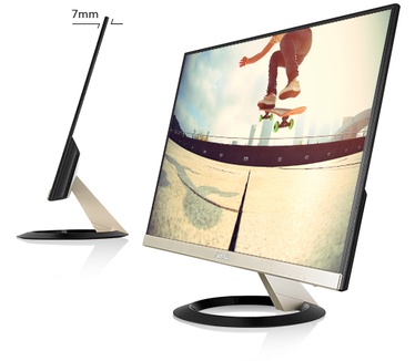 Asus VZ229H Wit, Zwart