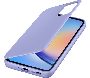 Samsung Galaxy A34 Smart View PC Book Case Paars