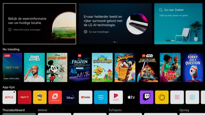 Homescreen