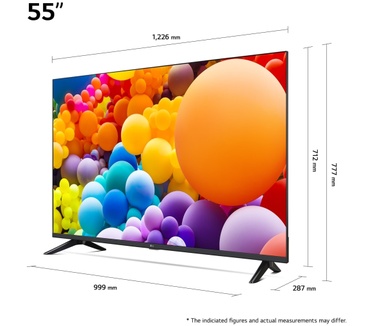 LG UT73 55" (buitenlands model) Zwart