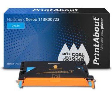 PrintAbout Huismerk Xerox 113R00723 Toner Cyaan