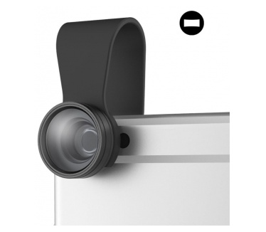 Rock Wide Angle clip-on lens - eenvoudig afneembaar - zwart