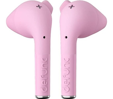 Defunc - D4215 True Go Slim hoofdtelefoon draadloos – krachtig geluid – 22 uur batterijduur – roze