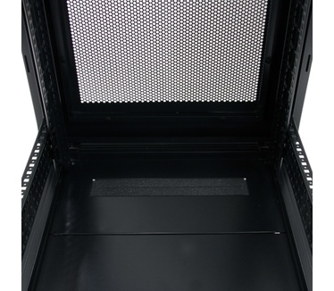 Startech.com 32U 19" Server Rack Cabinet, Verstelbare Diepte 15,2 - 81,2cm (6-32"), Flat Pack, Vergrendelbare 4-Post Server Kast voor Netwerk/Data/AV Apparatuur met Glazen Deur & Wielen, Max 800kg