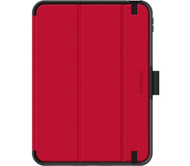 Otterbox OtterBox Symmetry Folio-hoes voor iPad 10th gen, schokbestendig, valbestendig, dunne beschermende folio-hoes, getest volgens militaire standaard, Rood, Geen retailverpakking