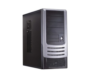 Compucase 6A21 (ATX, 300W, Zwart/Zilver)
