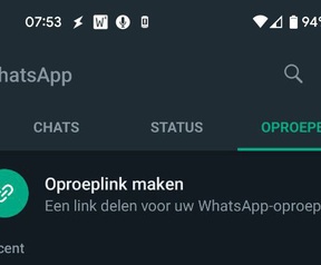WhatsApp link voor oproepen, oktober 2022