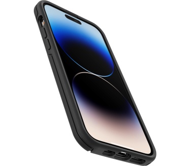 Otterbox OtterBox Otter+Pop Case voor iPhone 14 Pro, Schokbestendig, Valbestendig, Beschermhoes met PopSockets PopGrip, 3x getest volgens militaire standaard, Antimicrobieel, Zwart