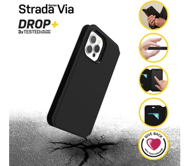 Otterbox Strada Via Series voor Apple iPhone 12 Pro Max, zwart