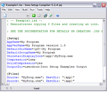 Inno Setup 5.3.4 screenshot