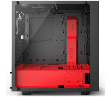 NZXT S340 Elite Zwart/Rood
