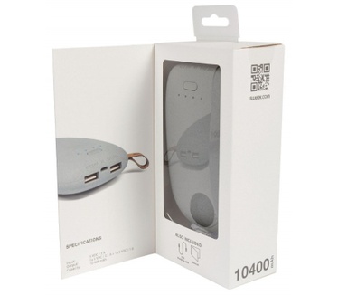 Sweex Draagbare Powerbank 10400 mAh USB Grijs (SWSTONE4)