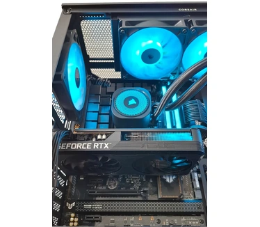 Xenith Essential Corsair Artex Ti - AMD Ryzen 5 7500X3D - GeForce RTX 5060 Ti 16G - 32 GB RGB DDR5 - 1 TB Kingston ssd