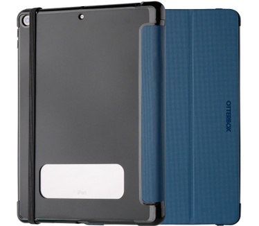 Otterbox OtterBox React Folio-hoes voor iPad 8th/9th gen, schokbestendig, valbestendig, ultradun, beschermende folio-hoes, getest volgens militaire standaard, Blauw, Geen retailverpakking