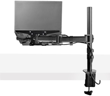 Startech.com Laptop Bureausteun, Monitor en Laptop Beugel, Schermen tot 34in (8kg) & Laptops (4.5kg), Gearticuleerde VESA Laptopsteun, Bureauklem/Doorvoertule