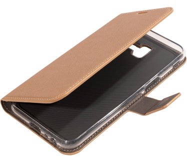 Mobiparts Saffiano Wallet Case Samsung Galaxy J6 Plus (2018) Copper
