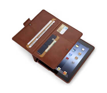 Speck WanderFolio Luxe voor iPad (2012) (Cognac/Cream)