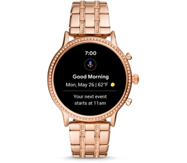 Fossil Gen 5 Julianna HR Rose Gold-tone Stainless Steel Rosé Goud (Rosé Goud)